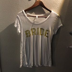 Donated! Bride tee